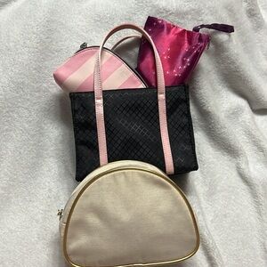 4 Victoria’s Secret Cosmetic bags